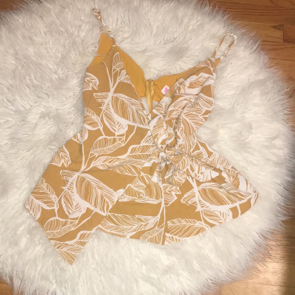 Yellow romper